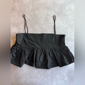 Zara Black Crop Top